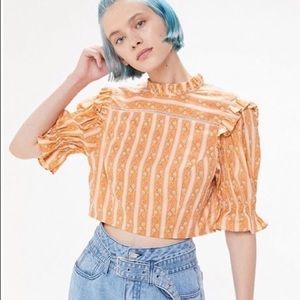 Urban Outfitters ruffle crop top